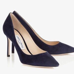 New Jimmy Choo Romy 85 suede pump size 37EU